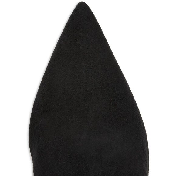 NIB Malone Souliers Laika Black Suede Ankle Boots Sz: 41 Gold Mirror Heel $1,195 - Picture 3 of 3